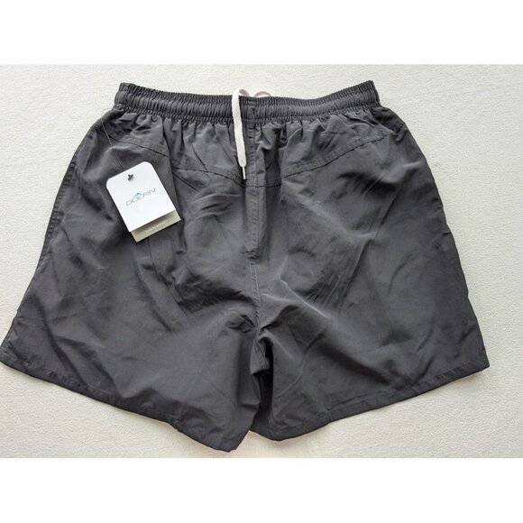 Dolfin Water Shorts Men's Size Medium Black Trunks Drawstring Summer Beach NEW - Picture 4 of 4